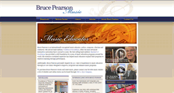 Desktop Screenshot of brucepearsonmusic.com